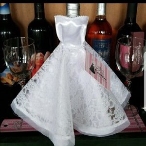 Dressy Bottle Cover...Bridal Dress (I Do)... 💍💐